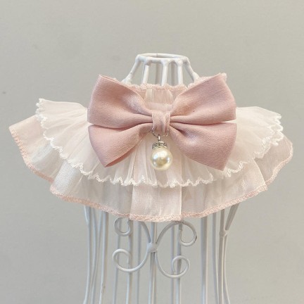 Soft and cute lace pet bib