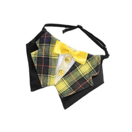 New Fashion Plaid Pet Bibs