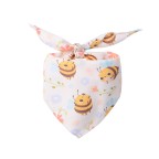 Butterfly and Bee Print Triangular Bibs