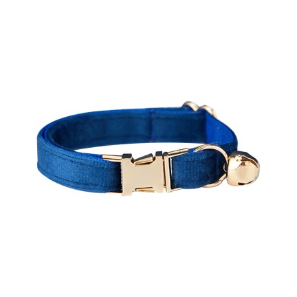 Blue detachable personalized pet collar