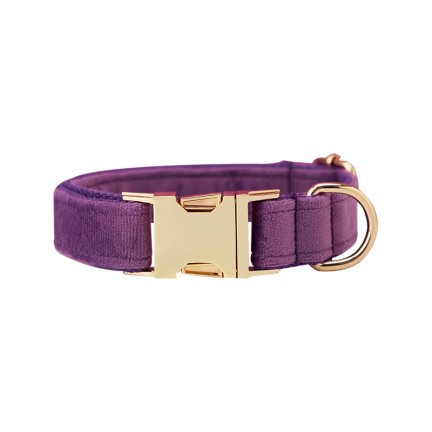 Purple detachable floral ornament and bow tie
