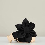 Flower and bow tie double collar bow tie