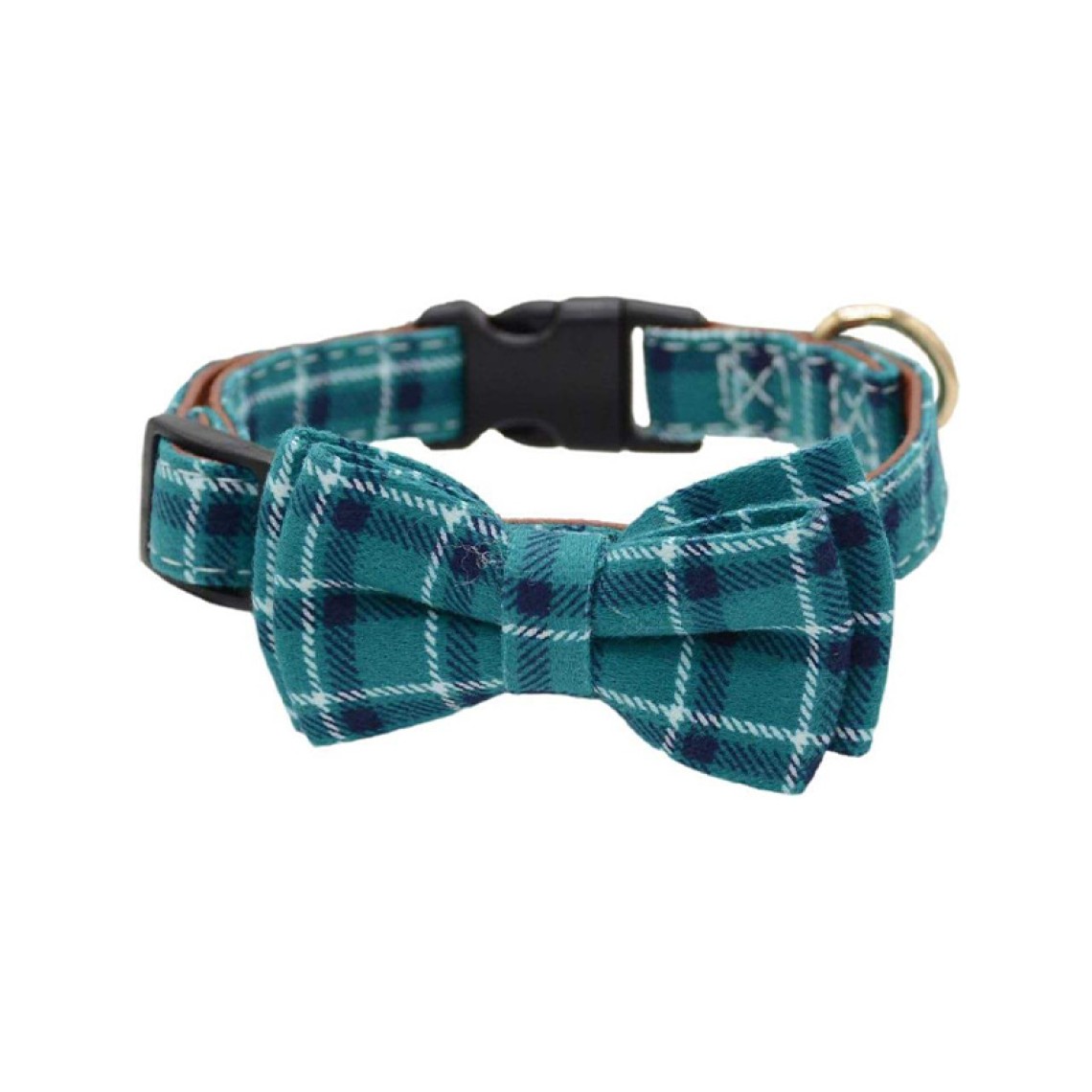Classic Plaid Adjustable Dog Collar