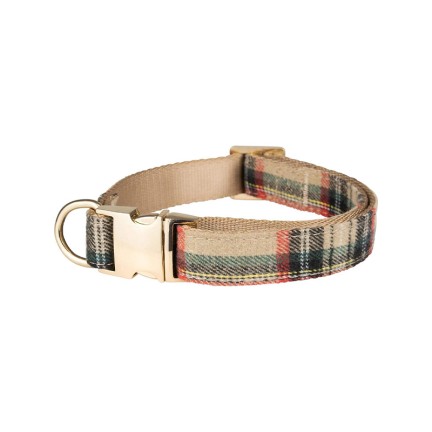 Comfortable and versatile Scottish tartan dog collar
