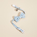 Summer Pet Plaid Polka Dot Bow Tie