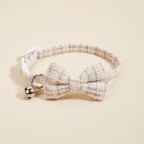 Summer Pet Plaid Polka Dot Bow Tie