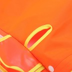 Orange reflective waterproof pet raincoat