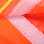Orange reflective waterproof pet raincoat