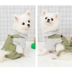 Summer Cute Plaid Pet Jumpsuit