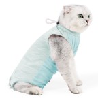 Pink Breathable Ice Silk Pet Surgery Recovery Jumpsuit