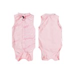 Pink Breathable Ice Silk Pet Surgery Recovery Jumpsuit
