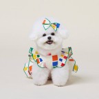 Puppy Bichon Poodle Summer Party Dress Jumpsuit
