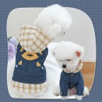 Cute and handsome dog and cat spring and summer pet jumpsuit