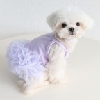 Pink Fluffy Pet Skirt Pet Bodysuit
