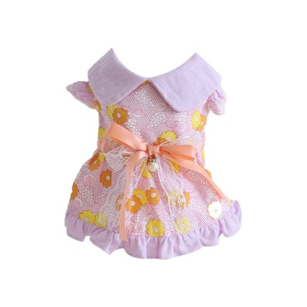 French Vintage Flower Pet Dress