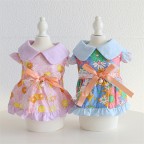 French Vintage Flower Pet Dress