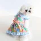 French Vintage Flower Pet Dress