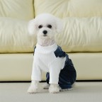 Fashionable and cute dog corduroy pet jumpsuit