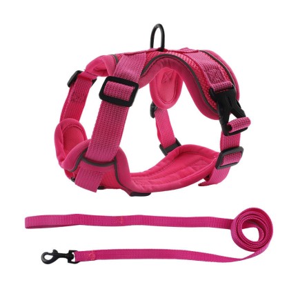 Anti-loosening chest harness for dogs and cats