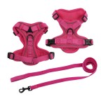 Anti-loosening chest harness for dogs and cats