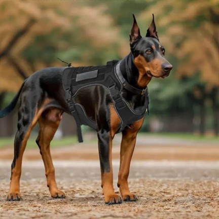 Tactical Breathable Waterproof Pet Harness Leash Set