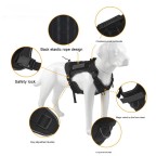 Tactical Breathable Waterproof Pet Harness Leash Set