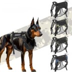 Tactical Breathable Waterproof Pet Harness Leash Set