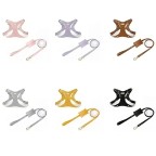 Pet soft leather chest strap leash