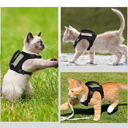 Tactical Pet Vest Chest Harness Traction Set