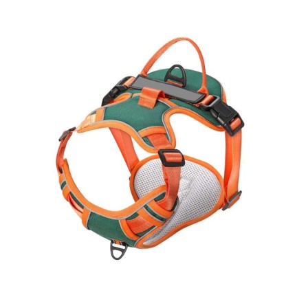 Sporty waterproof PVC coated pet harness traction set