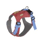 Sporty waterproof PVC coated pet harness traction set