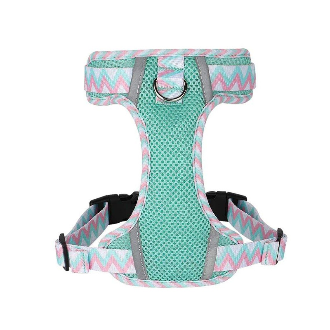 Durable reflective breathable nylon harness traction suit