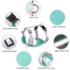 Durable reflective breathable nylon harness traction suit
