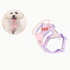 Cute Polka Dot Polyester Harness Traction Set