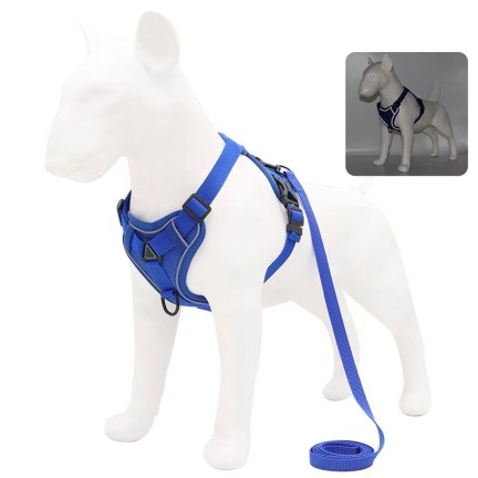 Durable reflective harness traction suit