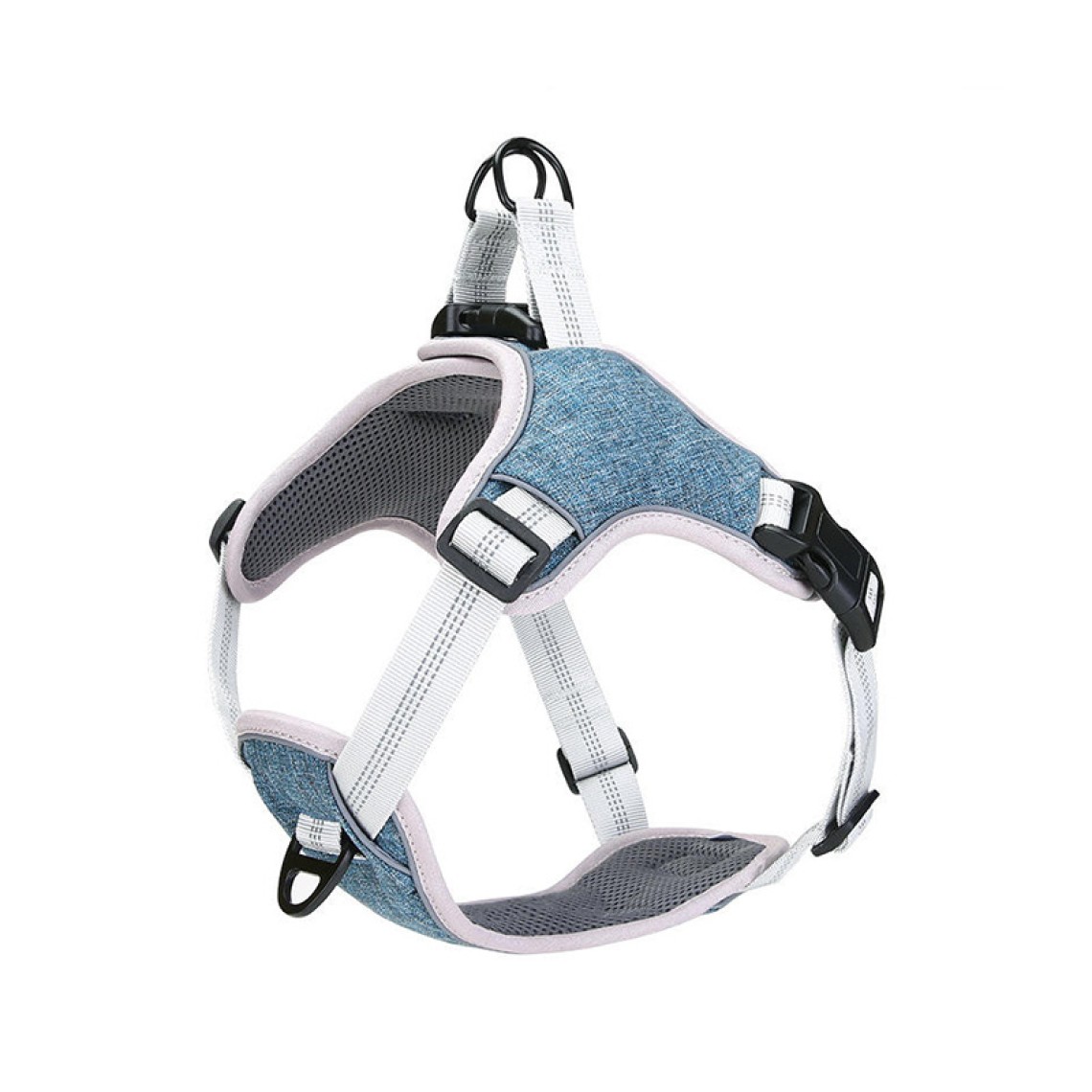 Oxford cloth adjustable reflective harness traction suit