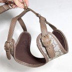 Thickened padded breathable pet sling collar harness