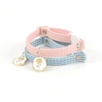 Adjustable corduroy pet collar