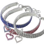 Heart-Shaped Diamond Pet Collar