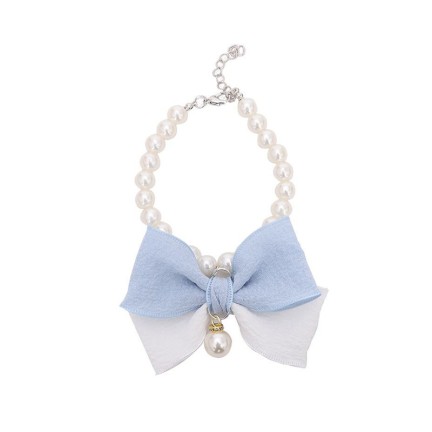 Adjustable Solid Decorative Ribbon Pet Necklace