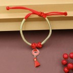 Eco-friendly cotton classic ribbon pet necklace collar