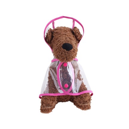 High-quality transparent pet raincoat
