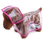 High-quality transparent pet raincoat