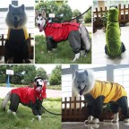High Quality Four-legged Full Body Pet Raincoat
