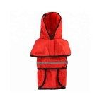 PVC coated reflective strips pet raincoat
