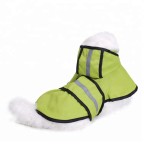 PVC coated reflective strips pet raincoat