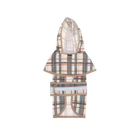Lightweight breathable adjustable one-piece pet raincoat