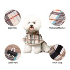 Lightweight breathable adjustable one-piece pet raincoat