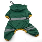Four-legged waterproof outdoor pet raincoat