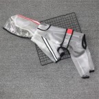 Breathable four-legged transparent pet raincoat
